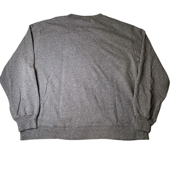 Hot Cotton by Marc Ware Gray Sweatshirt Womens Medium Snowman Patch Vintage 90s - Picture 12 of 12